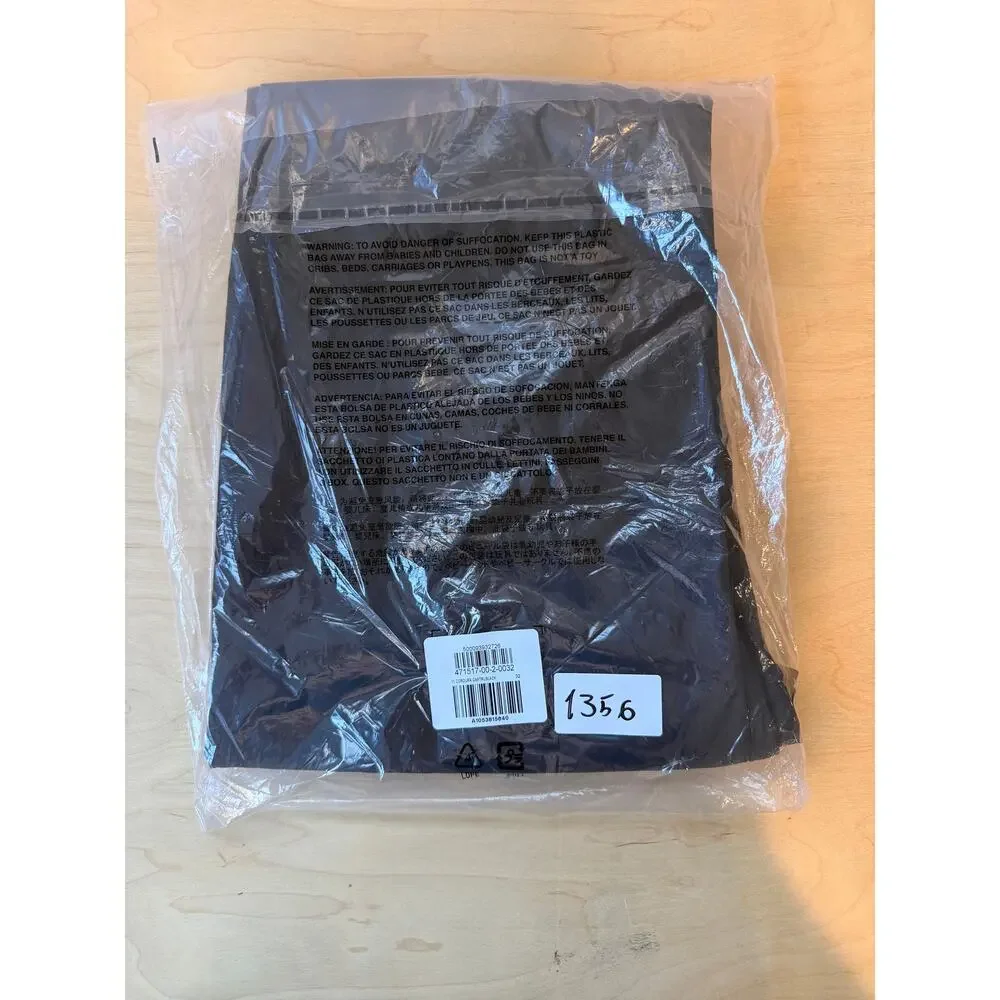 Yeezy Gap Cordura Cargo Pant Black Utility Drawstring Waist Kanye West NWT